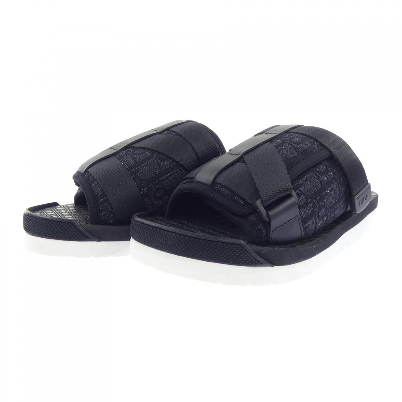 Dior Alpha Oblique Jacquard Sandals — view 3