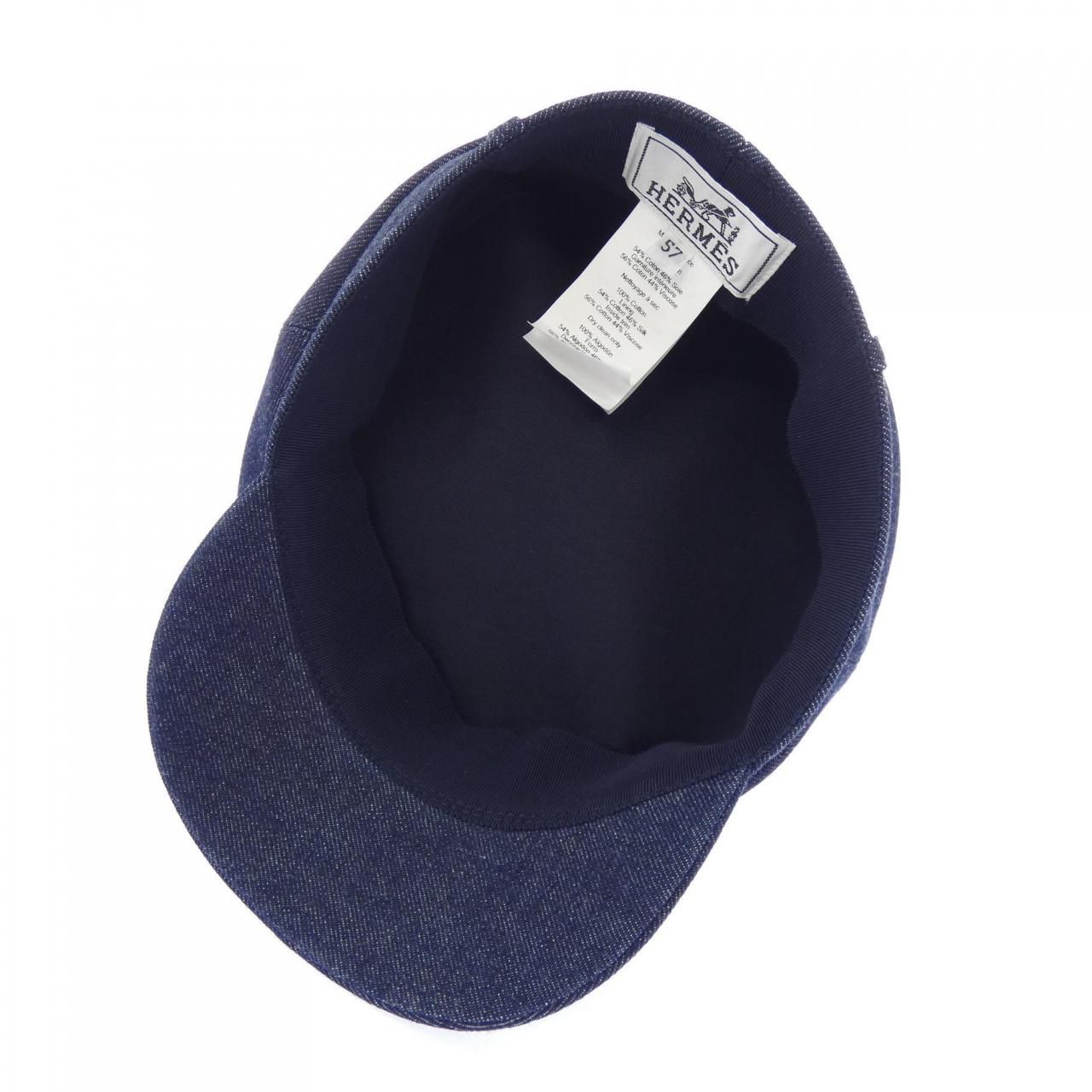 Hermes Deauville Denim Cap — view 5