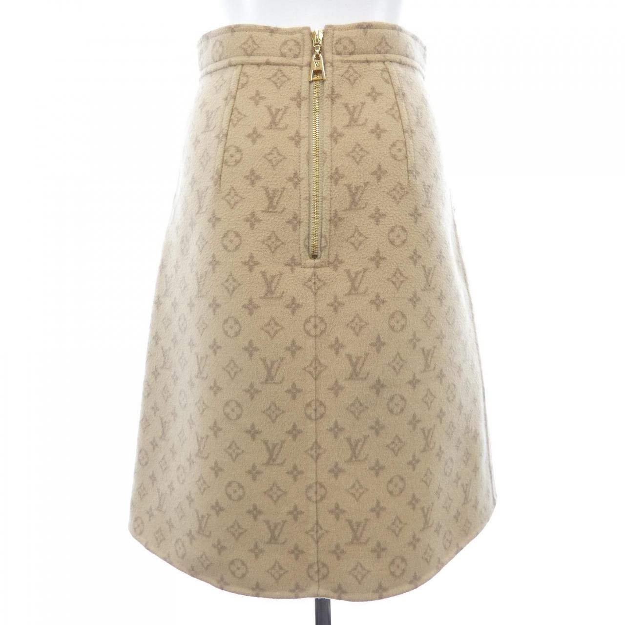 Louis Vuitton Preppy Double Face a Line Skirt — view 2