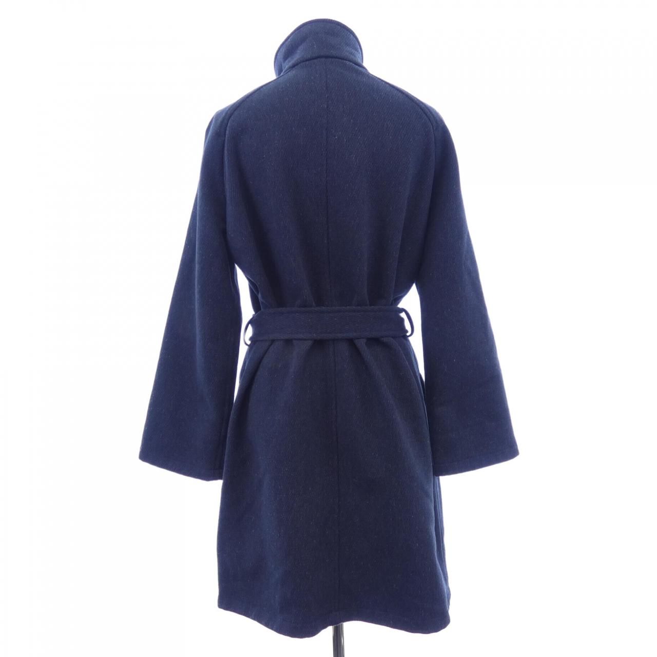 Hermes Coat Navy — view 2