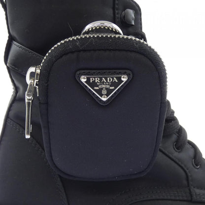 Prada Monolith Triangle Logo Boots — view 7