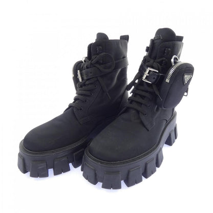 Prada Monolith Triangle Logo Boots — view 3