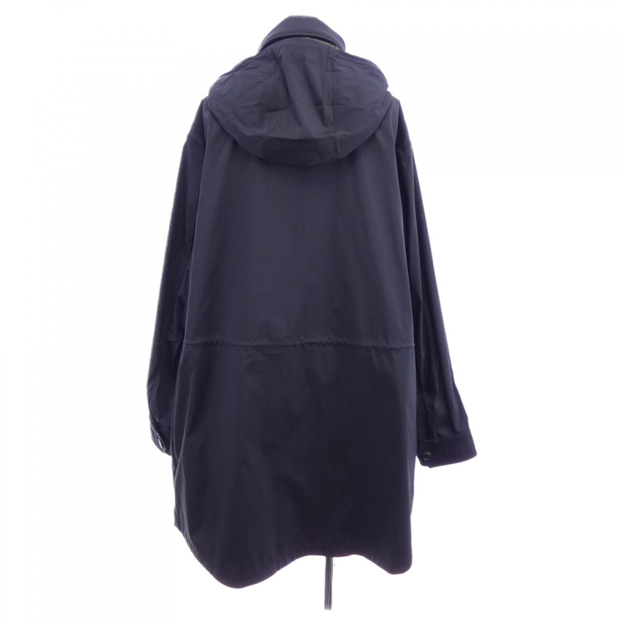 Moncler Ducastel Coat Navy — view 2