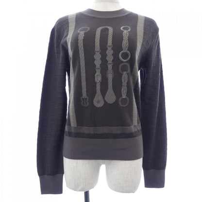 Hermes Knit Sweater Brown