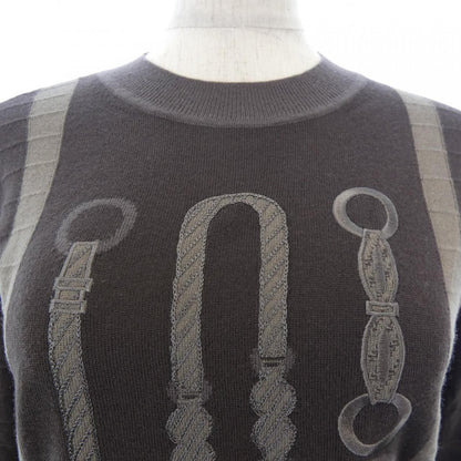 Hermes Knit Sweater Brown — view 5