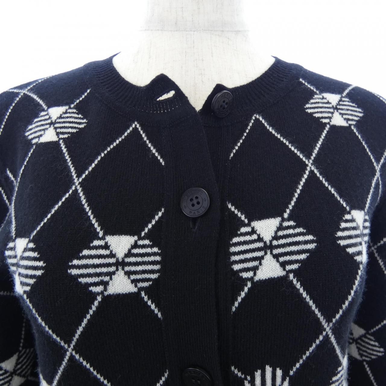Hermes Knit Sweater Black — view 5