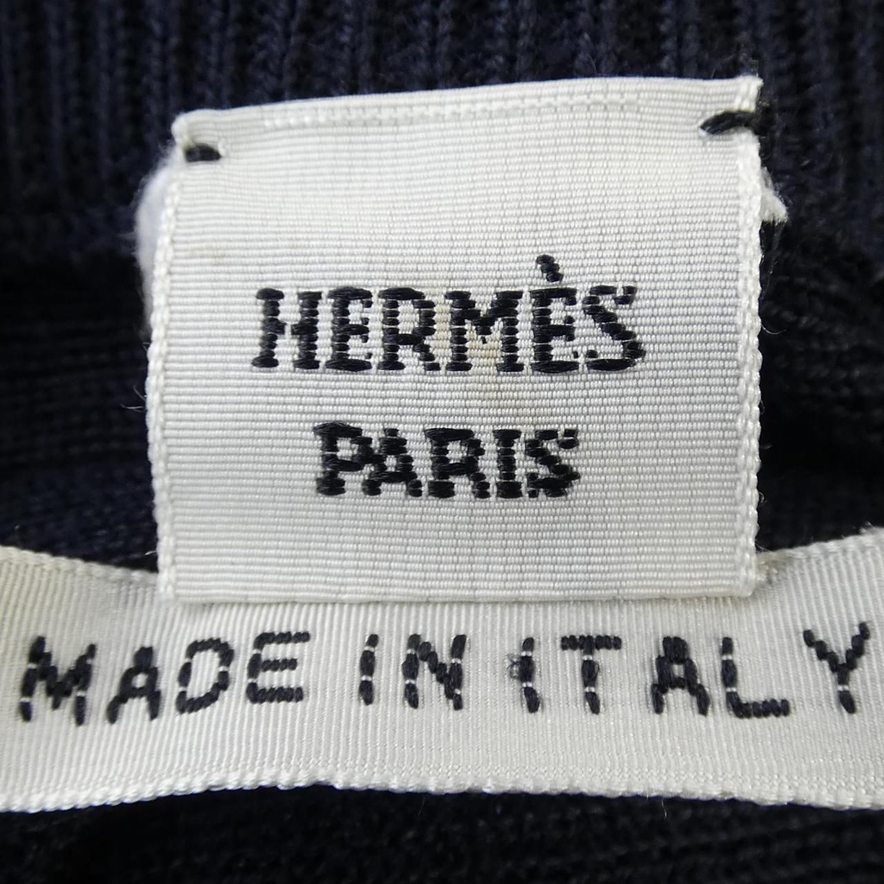 Hermes Knit Sweater Navy — view 4