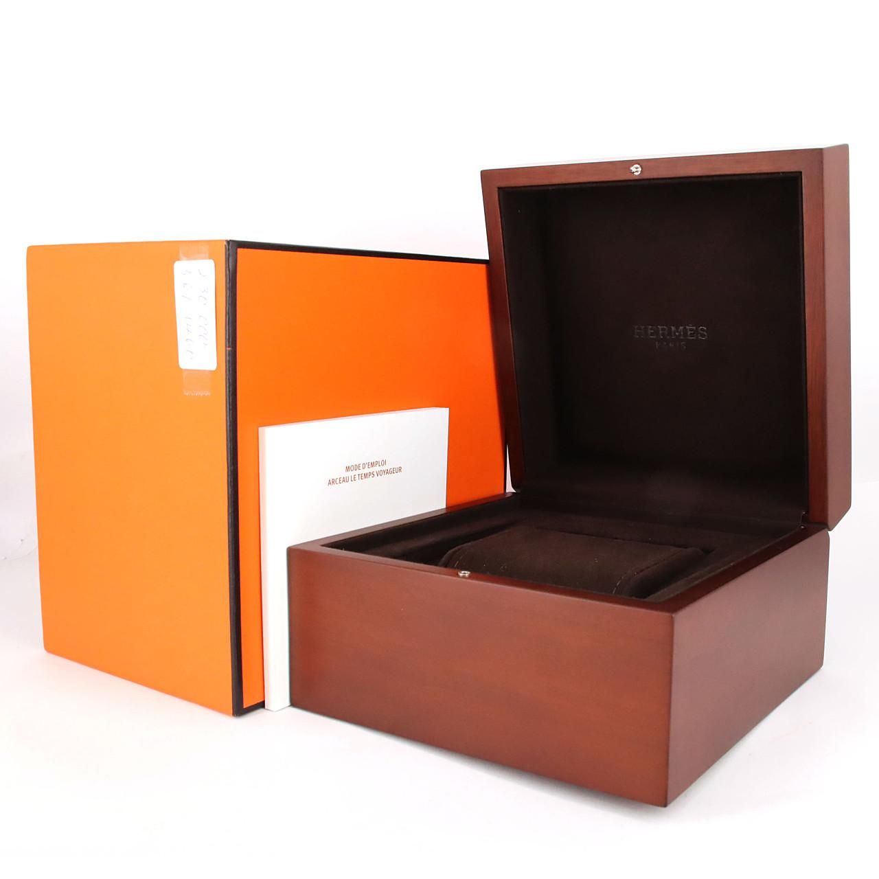 Hermes Also le Tan Voyageur SS Automatic Winding Watch — view 8