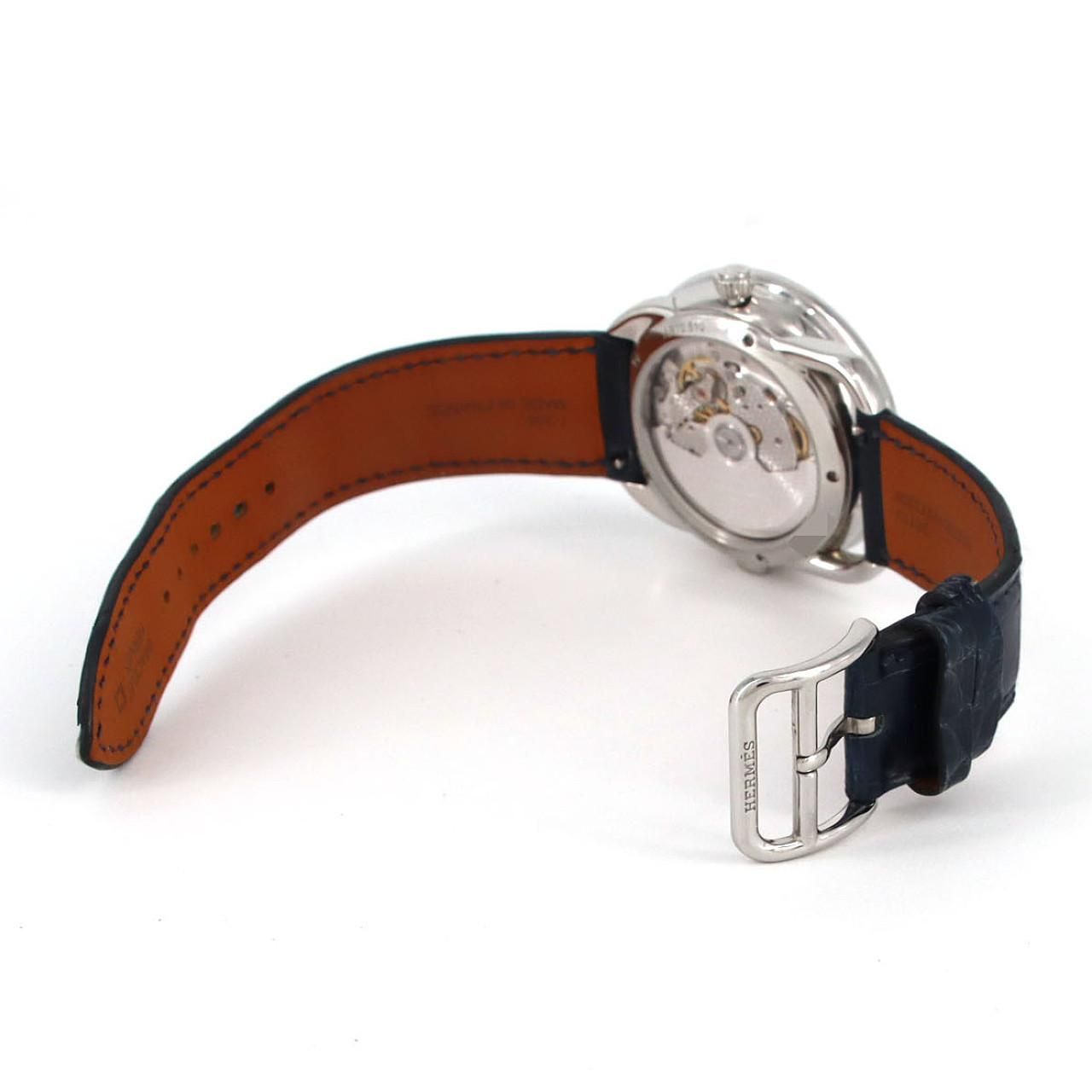 Hermes Also le Tan Voyageur SS Automatic Winding Watch — view 7