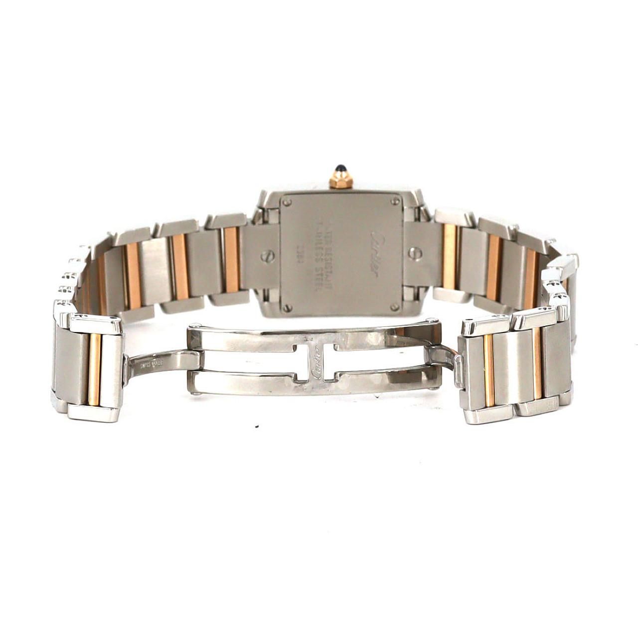 Cartier Tank Francaise SM PG Ssxpg Quartz Watch — view 6