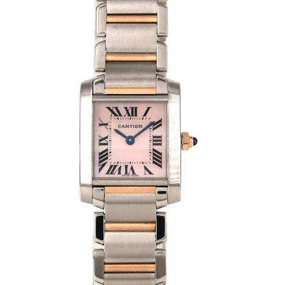 Cartier Tank Francaise SM PG Ssxpg Quartz Watch