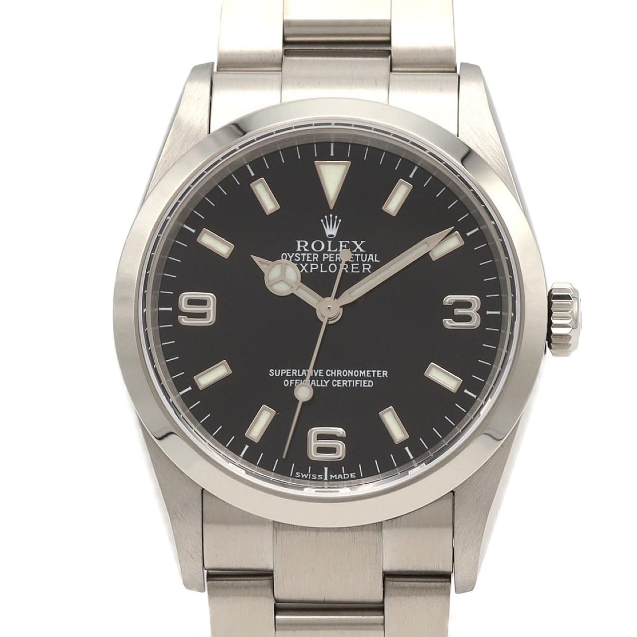 Rolex Explorer-i SS Automatic Winding Number Watch