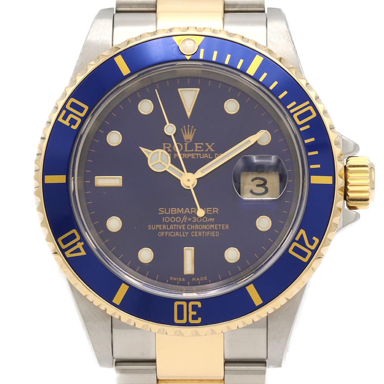 Rolex Submariner Date Automatic Winding a Number Watch