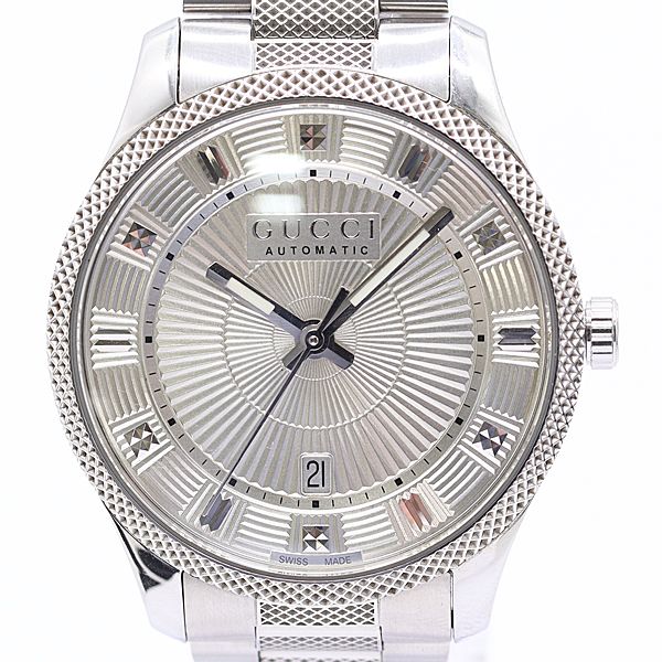 Gucci Elyx 126.3 Automatic Winding Silver Dial Watch