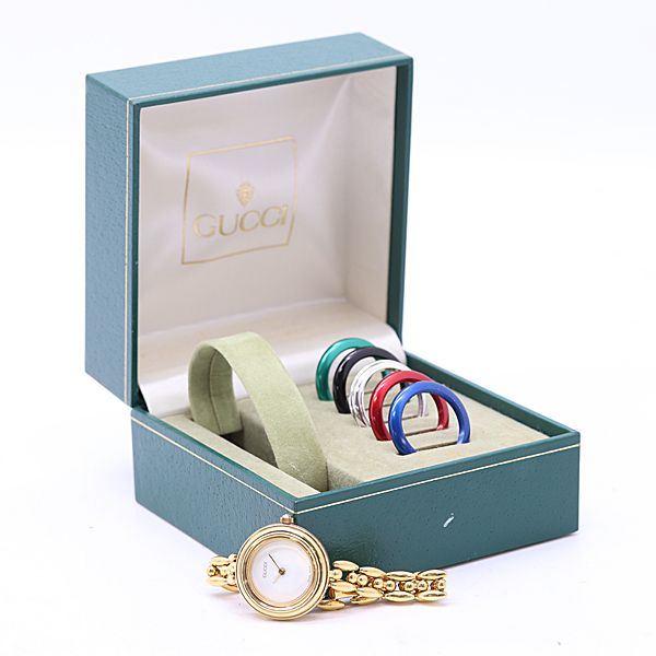 Gucci Change Bezel 11 12.2 Quartz White Dial Watch