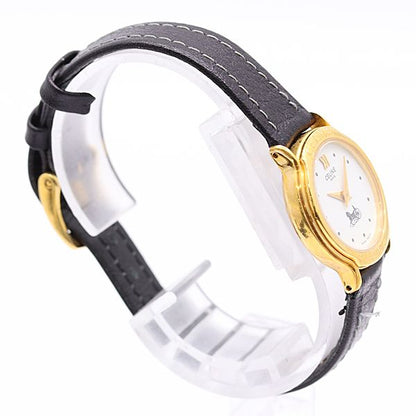 Celine Round Quartz White Dial Watch — view 2