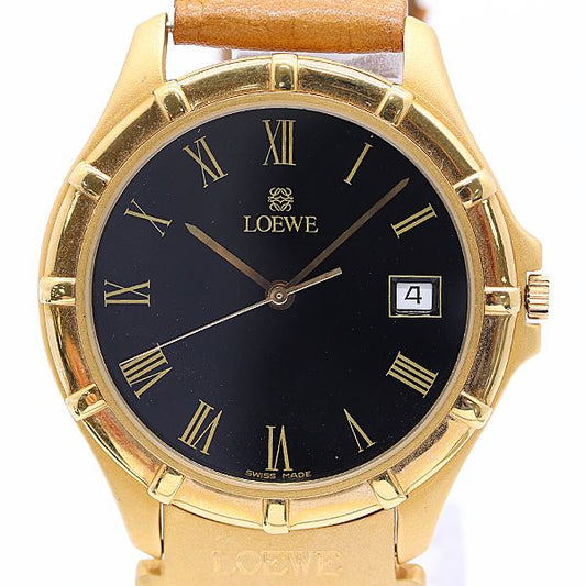 Loewe Quartz Black Dial Watch