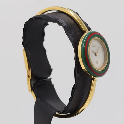 Gucci Change Bezel 11 12 Quartz White Dial Bangle Watch — view 2