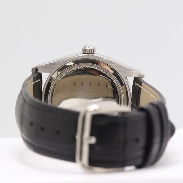 Rolex Oyster Date Hand Wound Silver Dial Watch — view 3