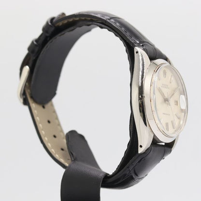 Rolex Oyster Date Hand Wound Silver Dial Watch — view 4