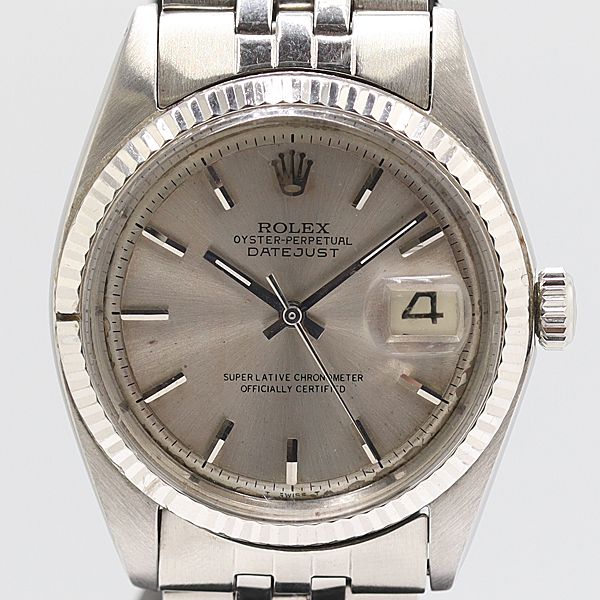 Rolex Datejust Automatic Winding Date Silver Dial Watch