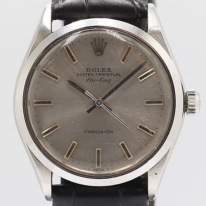 Rolex Air King Automatic Winding Silver Dial Watch