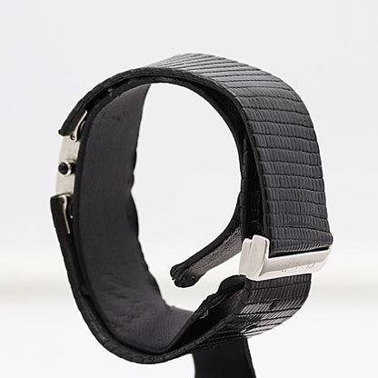 Dior Quartz Leather Bangle Watch Black Dial — view 3
