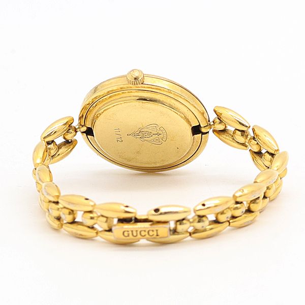 Gucci Change Bezel 11 12 Quartz Bangle Watch White Dial — view 4