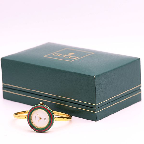 Gucci Box Replacement Bezel 11 12 Quartz White Dial Watch — view 6