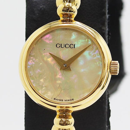 Gucci Bangle Watch Quartz Shell Dial