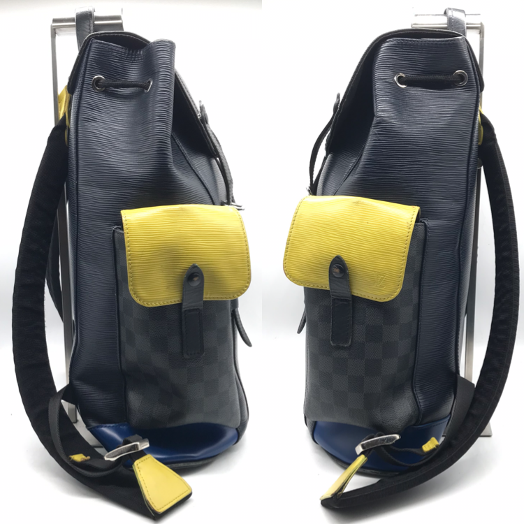 Louis Vuitton Epi Damier Graphite Christopher Backpack Price Negotiation Welcome — view 3