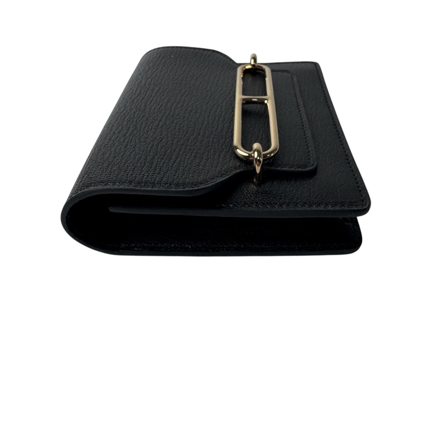 Hermes Roulis Slim Wallet Black Coin Case — view 3