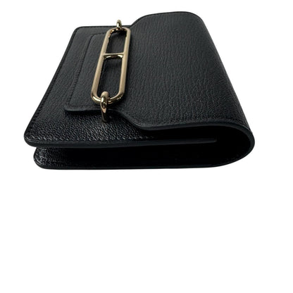 Hermes Roulis Slim Wallet Black Coin Case — view 4