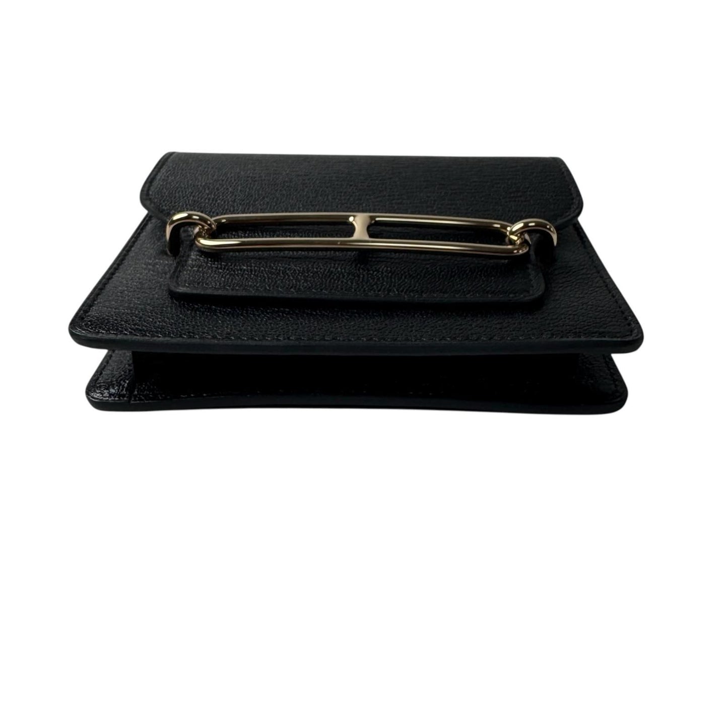 Hermes Roulis Slim Wallet Black Coin Case — view 5
