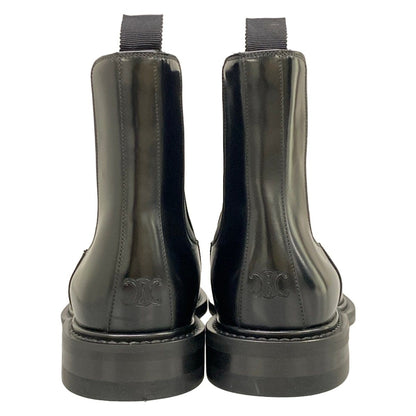 Celine Short Boots 38 Black Side Gore Leather — view 6