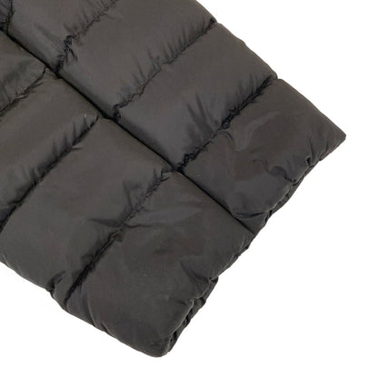 Moncler Down Coat 0 XS Flammette Black Long Sleeve Hood Winter Cotton — view 9