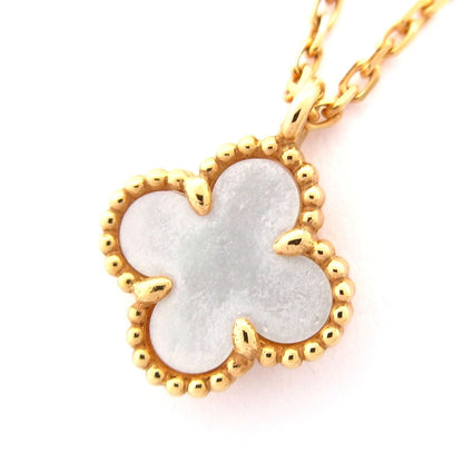 Van Cleef & Arpels Necklace Sweet Alhambra 18k Yellow Gold Ivory