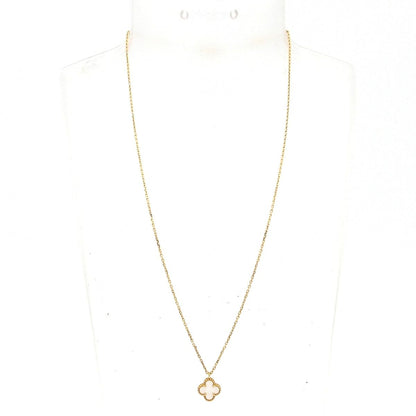 Van Cleef & Arpels Necklace Sweet Alhambra 18k Yellow Gold Ivory — view 2