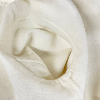 Hermes Coat 36 S Ivory Long Sleeve Cashmere Series Button Autumn Winter — view 9