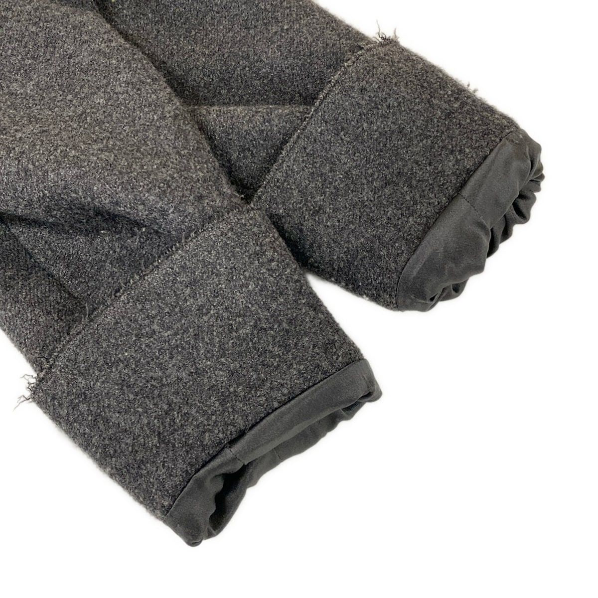 Chanel Coat 34 S Dark Gray Long Sleeve Cut Off Winter Wool — view 6