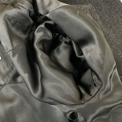 Chanel Coat 34 S Dark Gray Long Sleeve Cut Off Winter Wool — view 8
