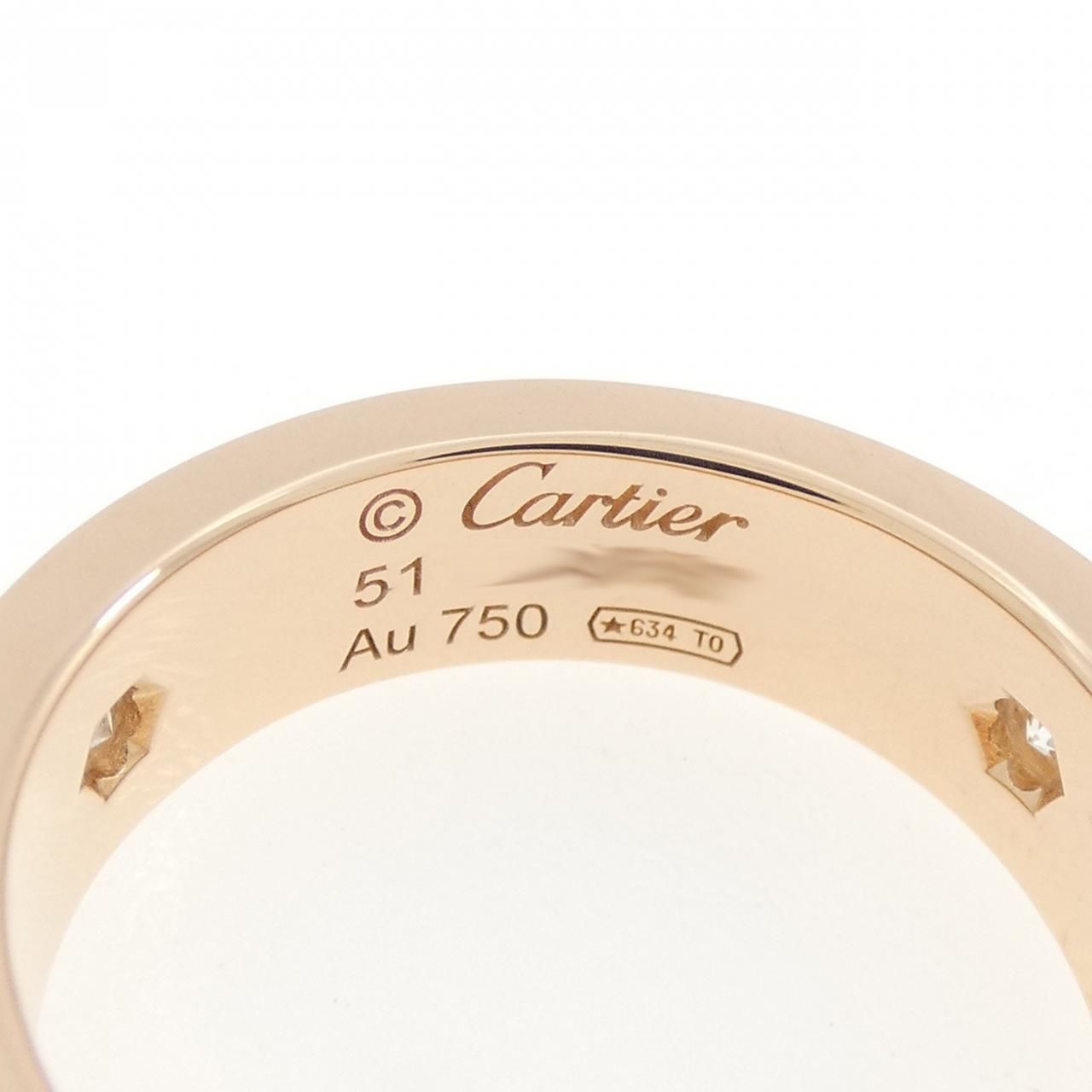 Cartier Love Half Diamond Ring — view 3