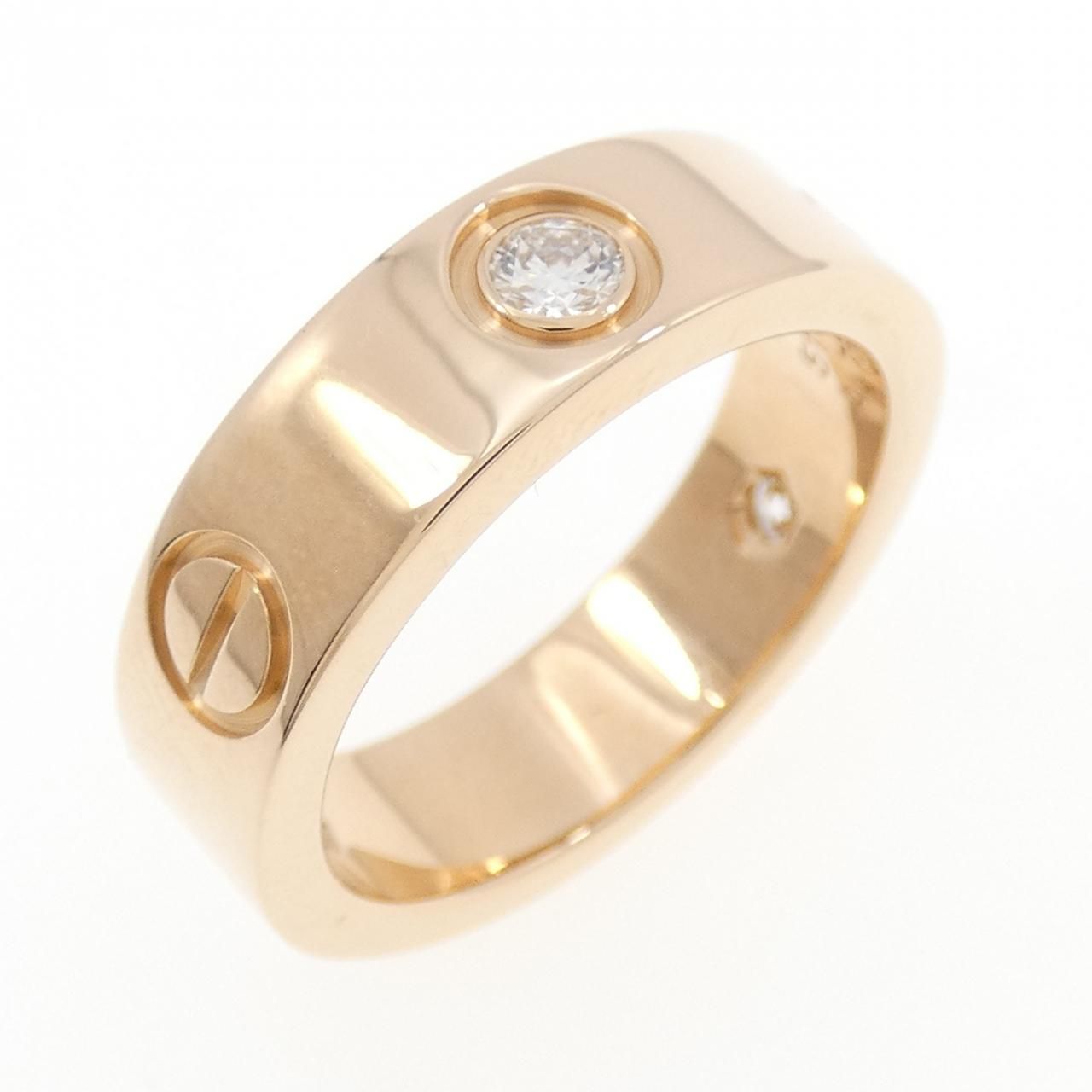 Cartier Love Half Diamond Ring