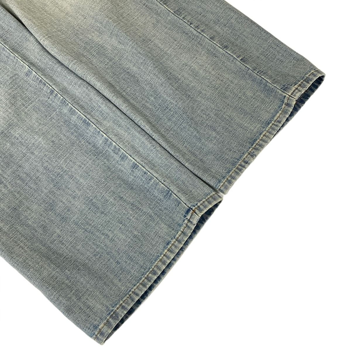 Miu Miu Jeans 24 Chambray Light Blue Cotton — view 6