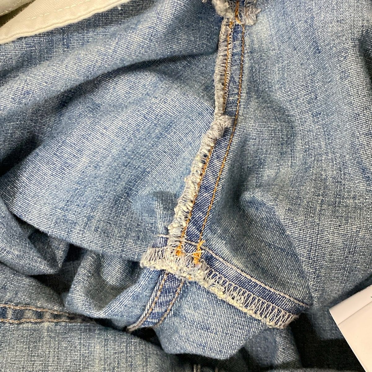 Miu Miu Jeans 24 Chambray Light Blue Cotton — view 8