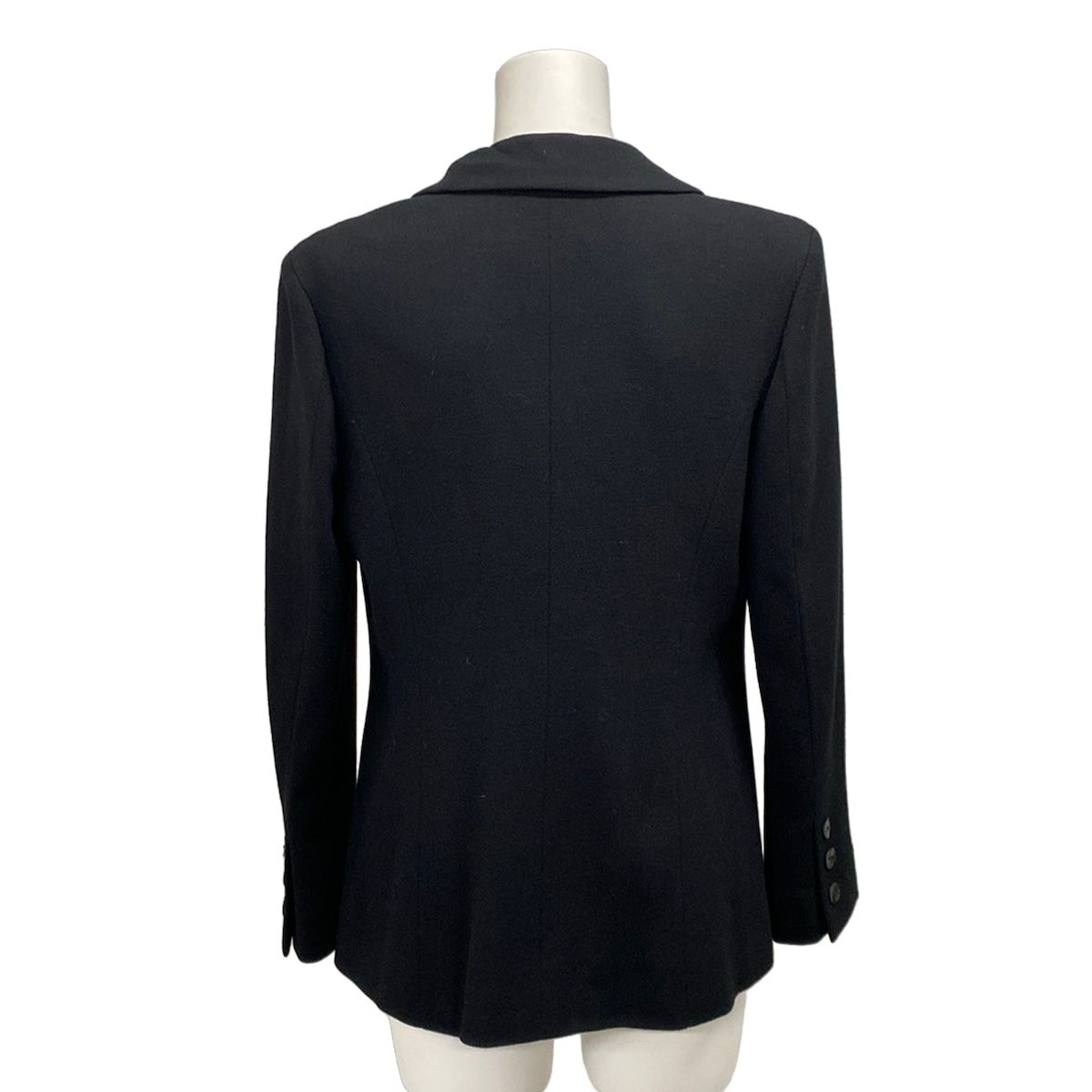Chanel Jacket 40 Black Wool — view 2
