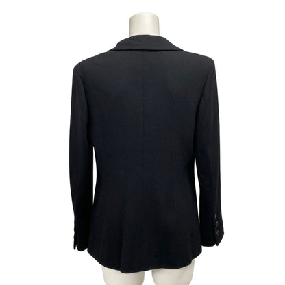 Chanel Jacket 40 Black Wool — view 2