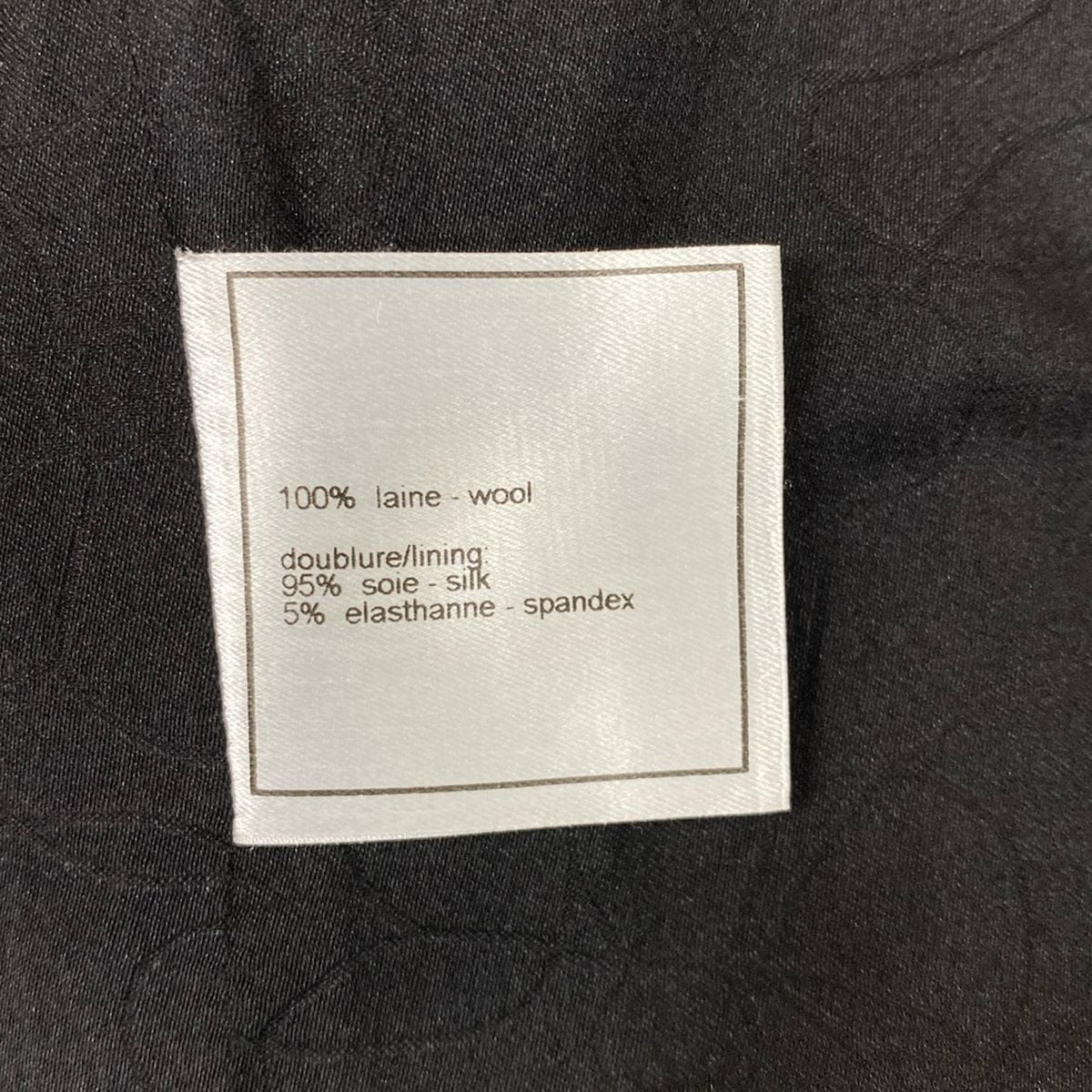 Chanel Jacket 40 Black Wool — view 4