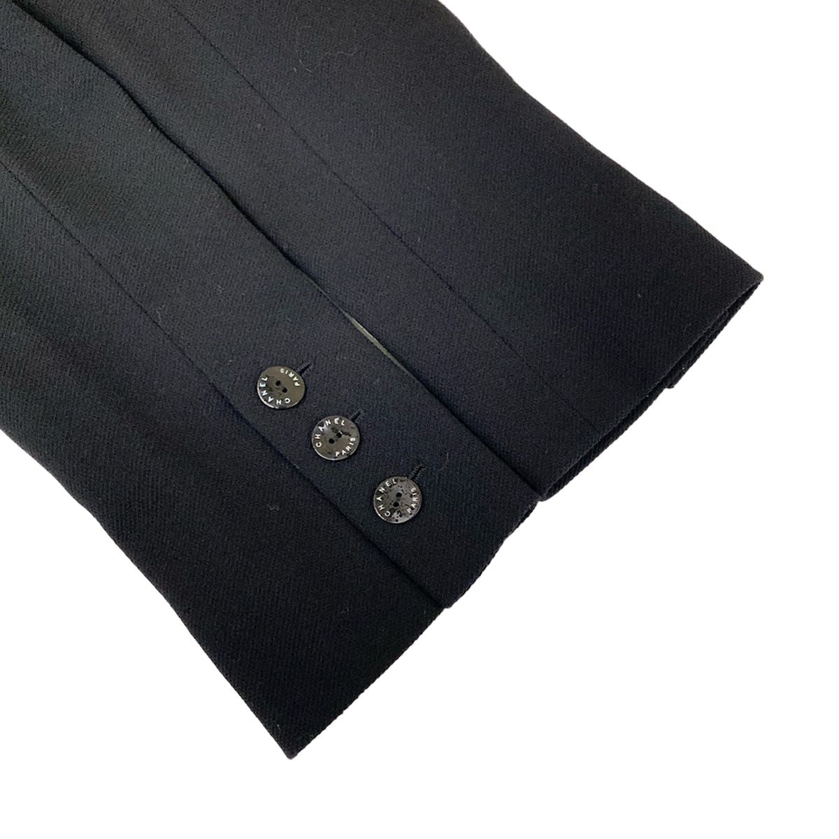 Chanel Jacket 40 Black Wool — view 5