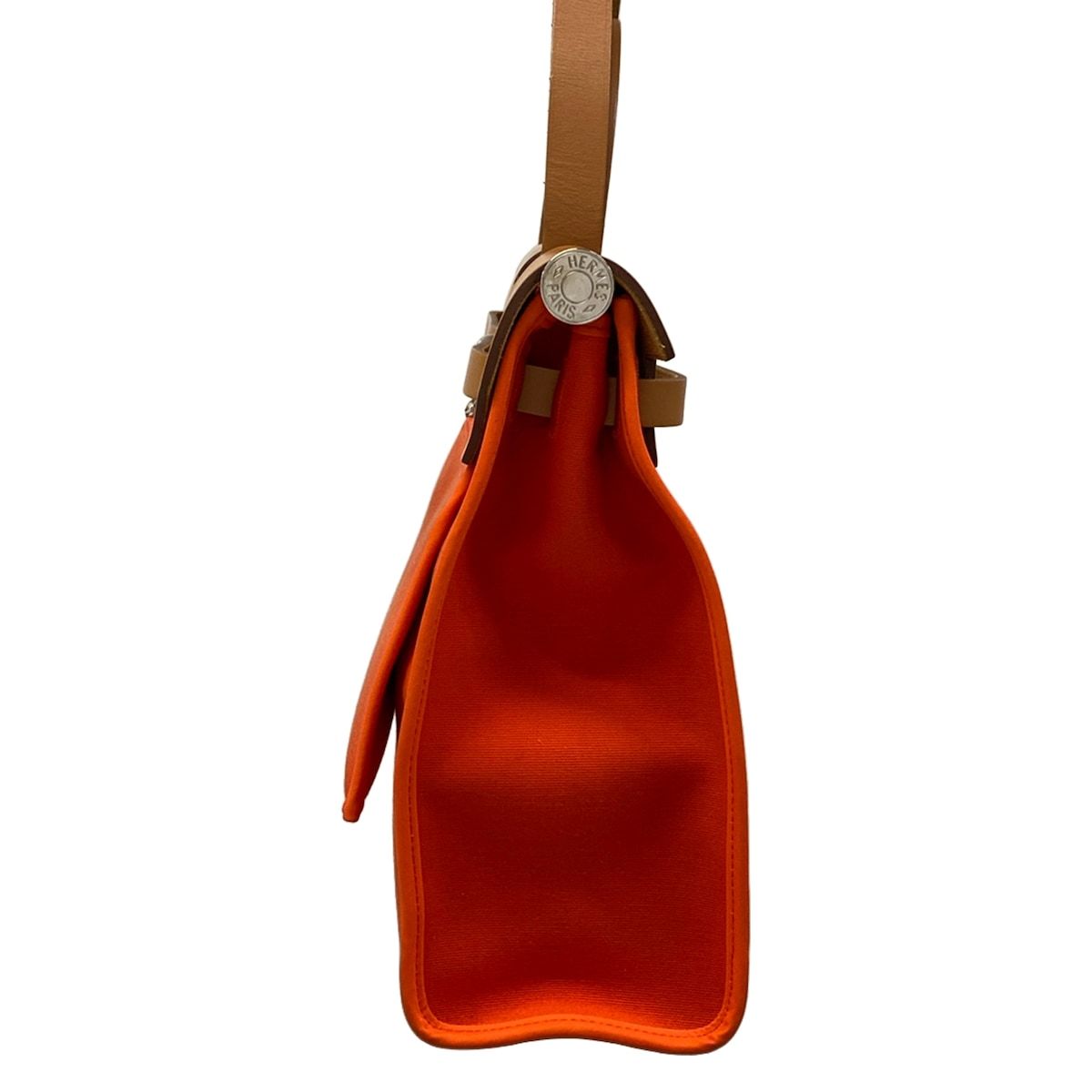Hermes Handbag Herbag Zip PM Capucines Natural Silver — view 2